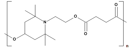 Butanedioic acid, dimethylester, polymer with 4-hydroxy-2,2,6,6-tertamethyl-1-piperdine ethanol